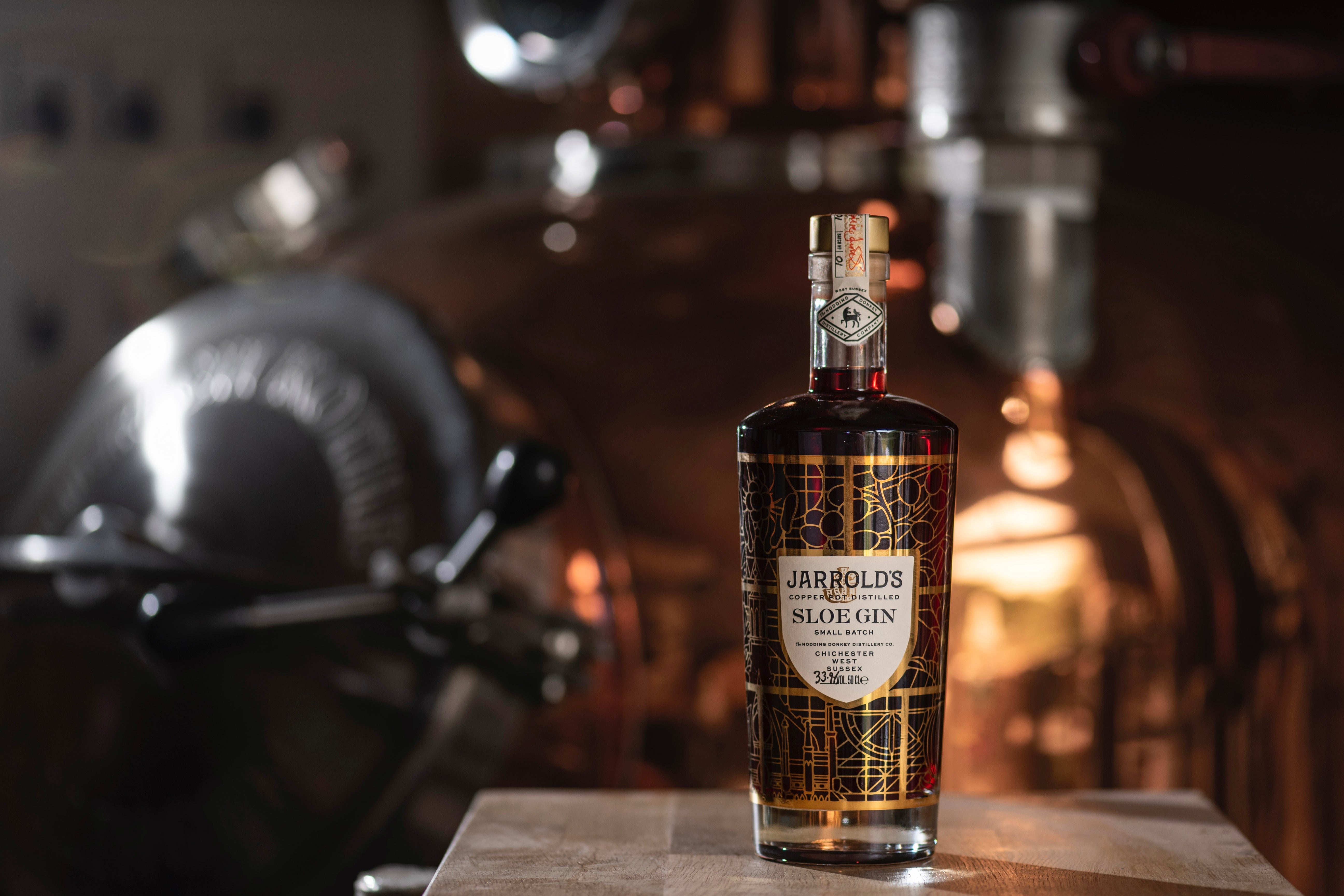 A limited edition bottle of gin